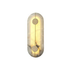 Ashenbrook Alabaster Wall Light-Moonnatur