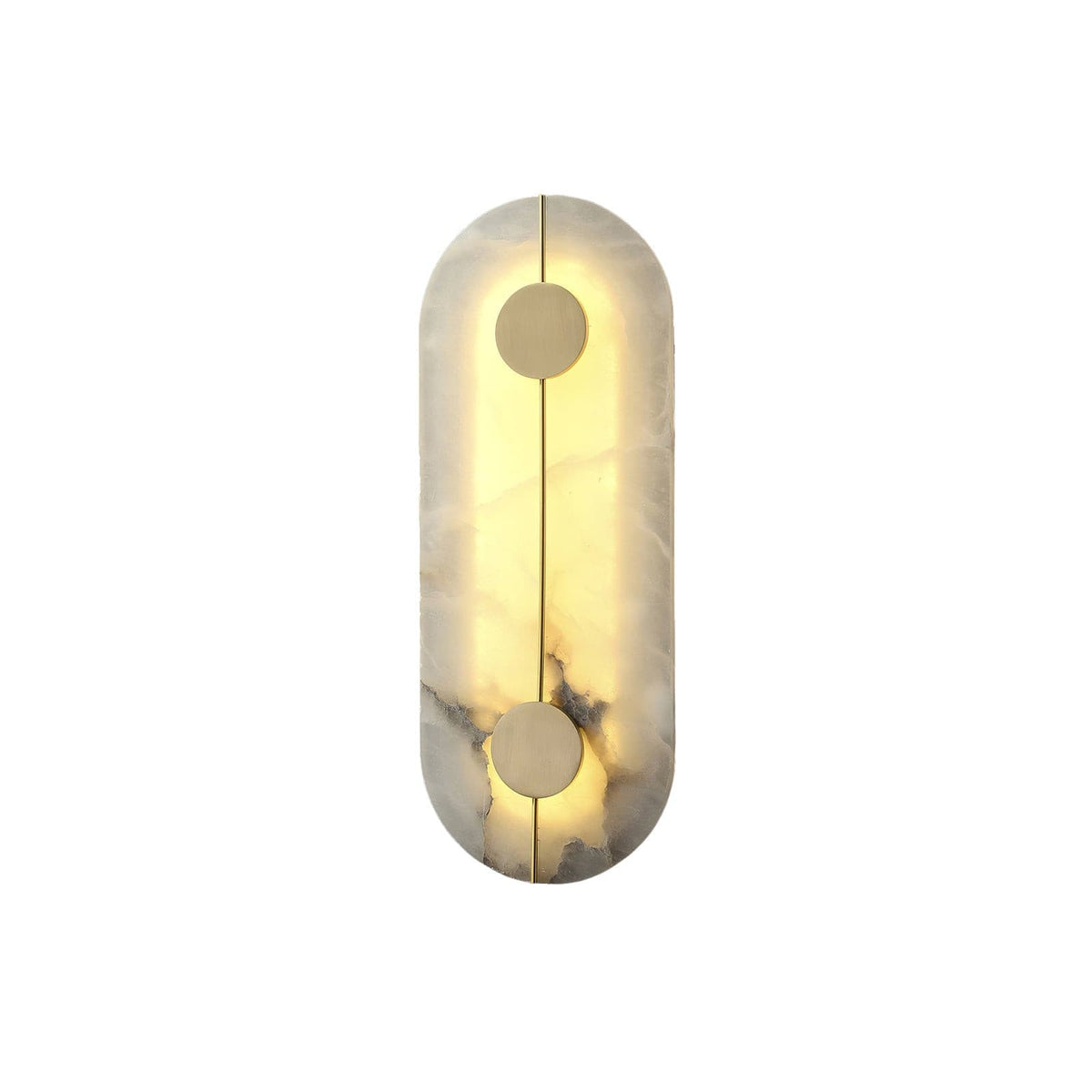 Ashenbrook Alabaster Wall Light-Moonnatur