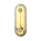 Ashenbrook Alabaster Wall Light-Moonnatur