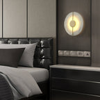 Ashenbrook Alabaster Wall Light-Moonnatur
