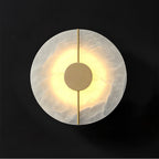 Ashenbrook Alabaster Wall Light-Moonnatur