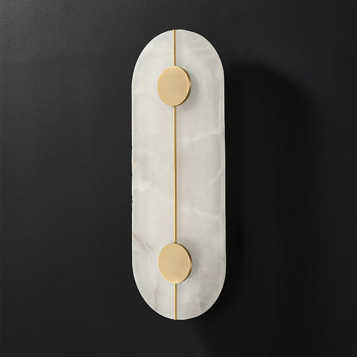 Ashenbrook Alabaster Wall Light-Moonnatur