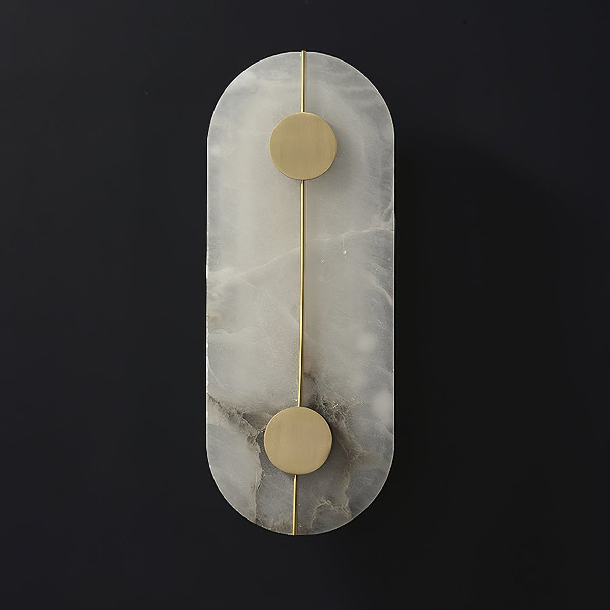 Ashenbrook Alabaster Wall Light-Moonnatur