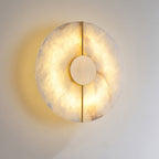 Ashenbrook Alabaster Wall Light-Moonnatur
