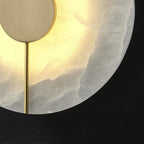 Ashenbrook Alabaster Wall Light-Moonnatur