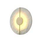 Ashenbrook Alabaster Wall Light-Moonnatur