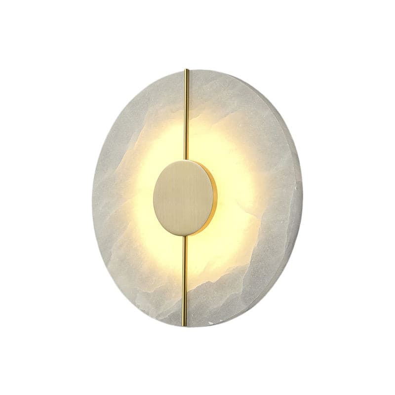 Ashenbrook Alabaster Wall Light-Moonnatur
