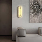 Ashenbrook Alabaster Wall Light-Moonnatur