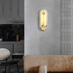 Ashenbrook Alabaster Wall Light-Moonnatur
