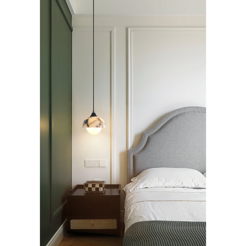 Altonfern Marble Pendant Light-Moonnatur