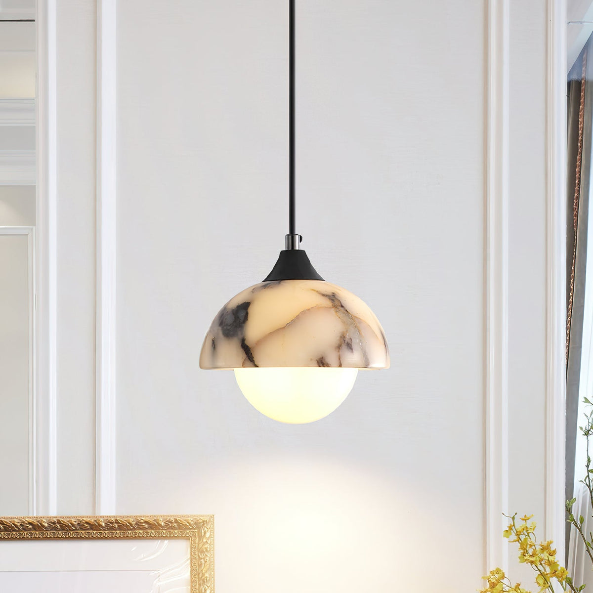 Altonfern Marble Pendant Light-Moonnatur