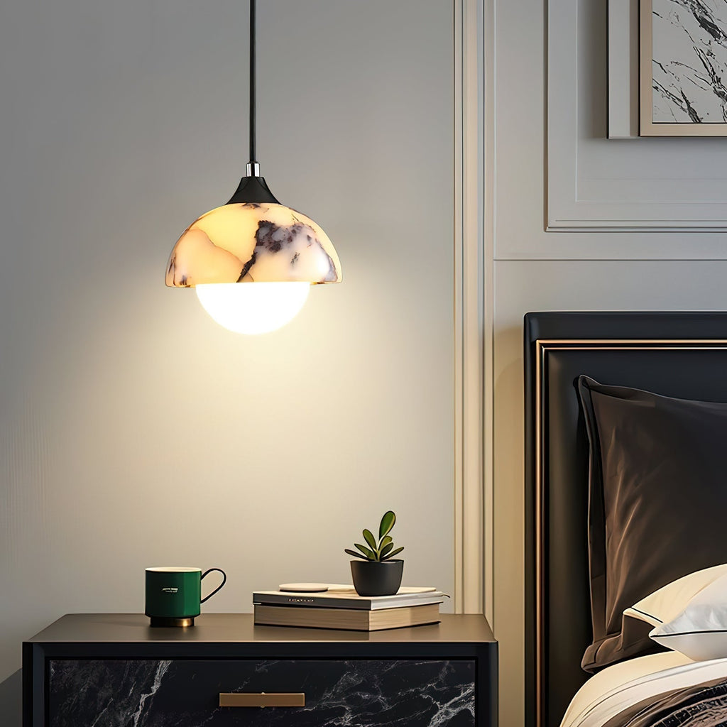 Altonfern Marble Pendant Light-Moonnatur