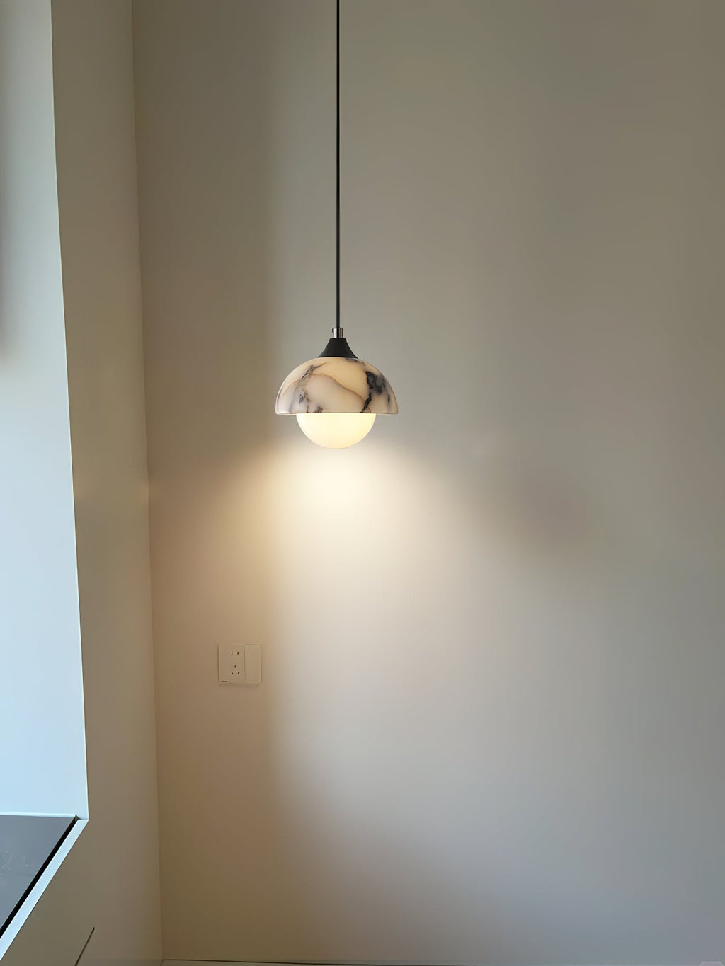 Altonfern Marble Pendant Light-Moonnatur