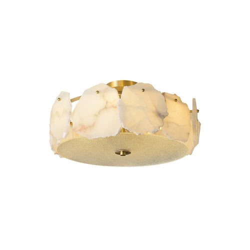 Aberholm Alabaster Ceiling Light-Moonnatur