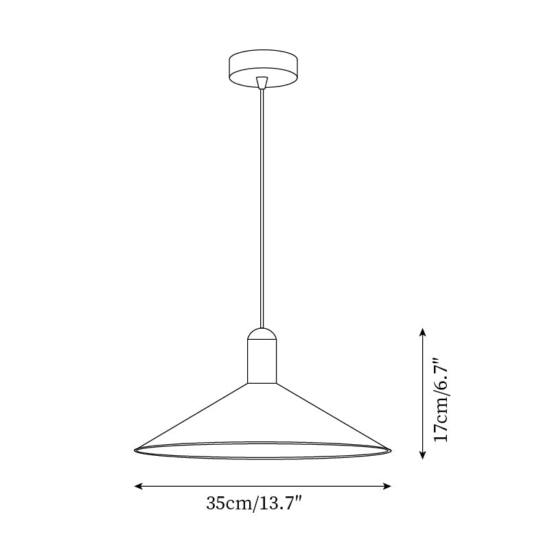 Weldendale Metal Pendant Light-Moonnatur
