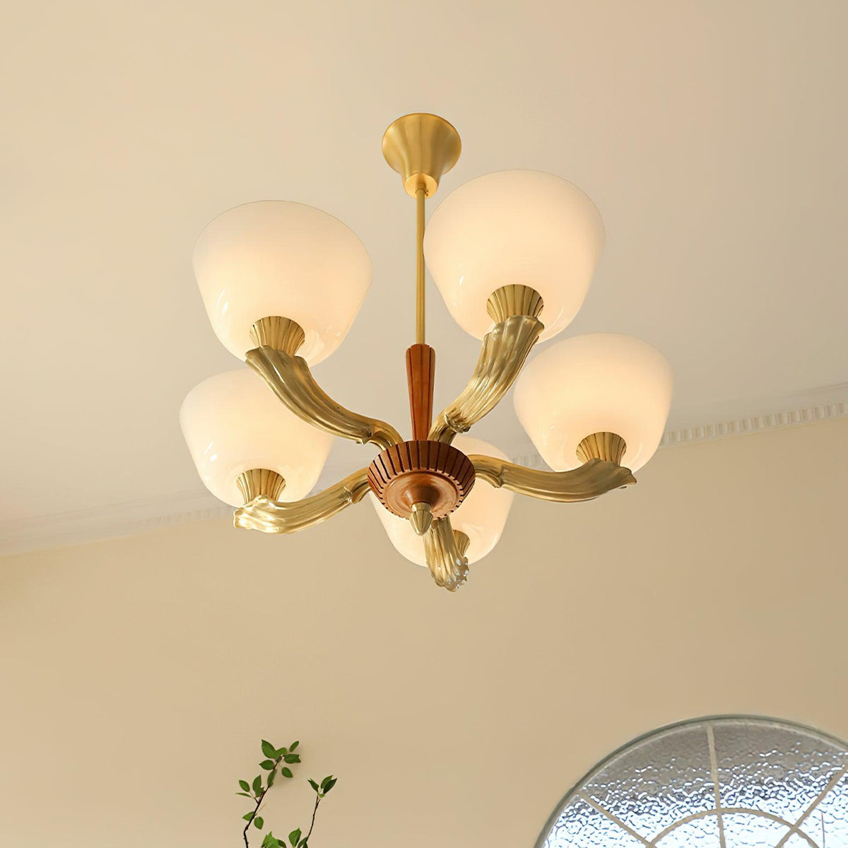 Daveneth Glass Chandelier-Moonnatur