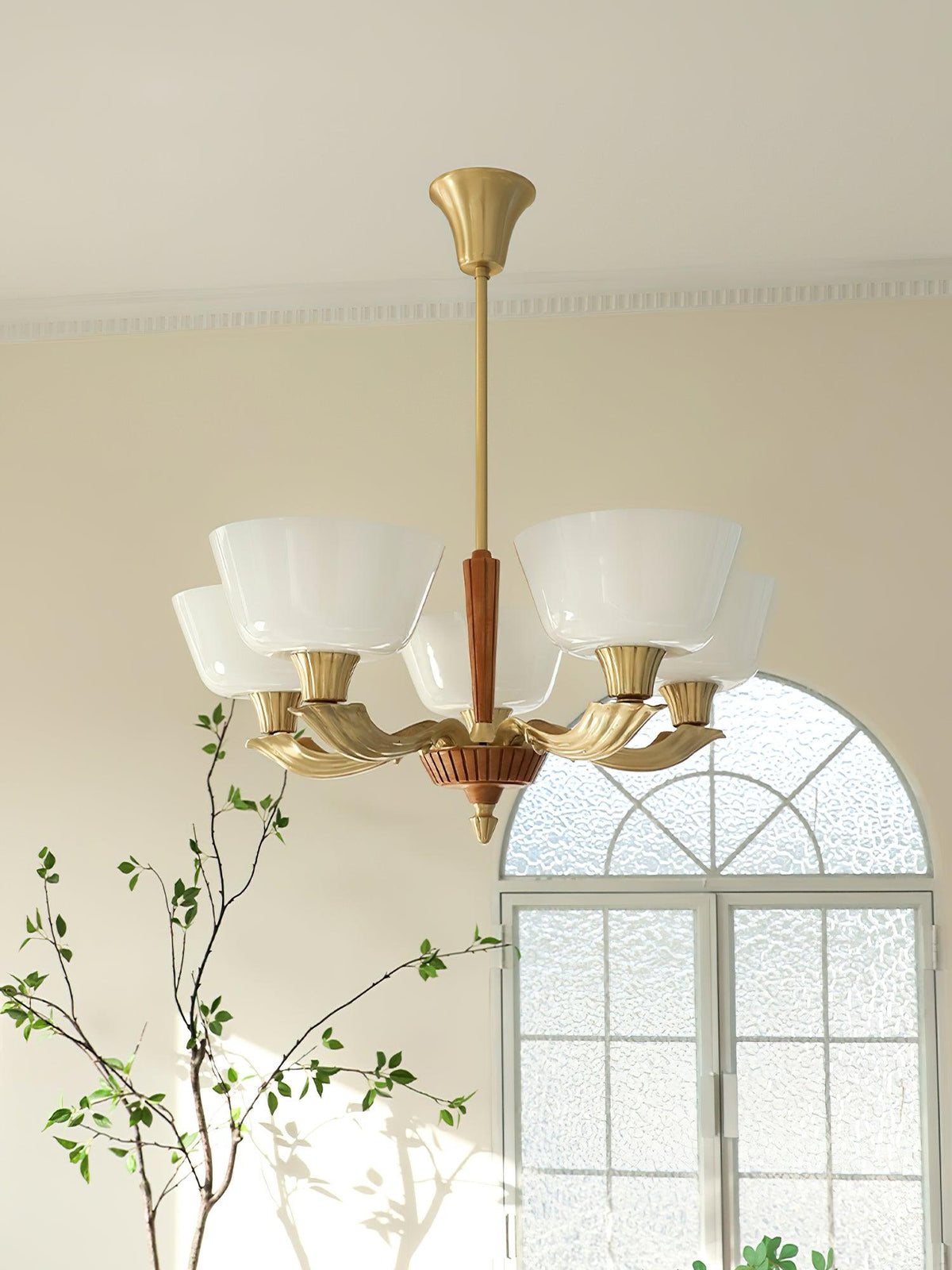 Daveneth Glass Chandelier-Moonnatur