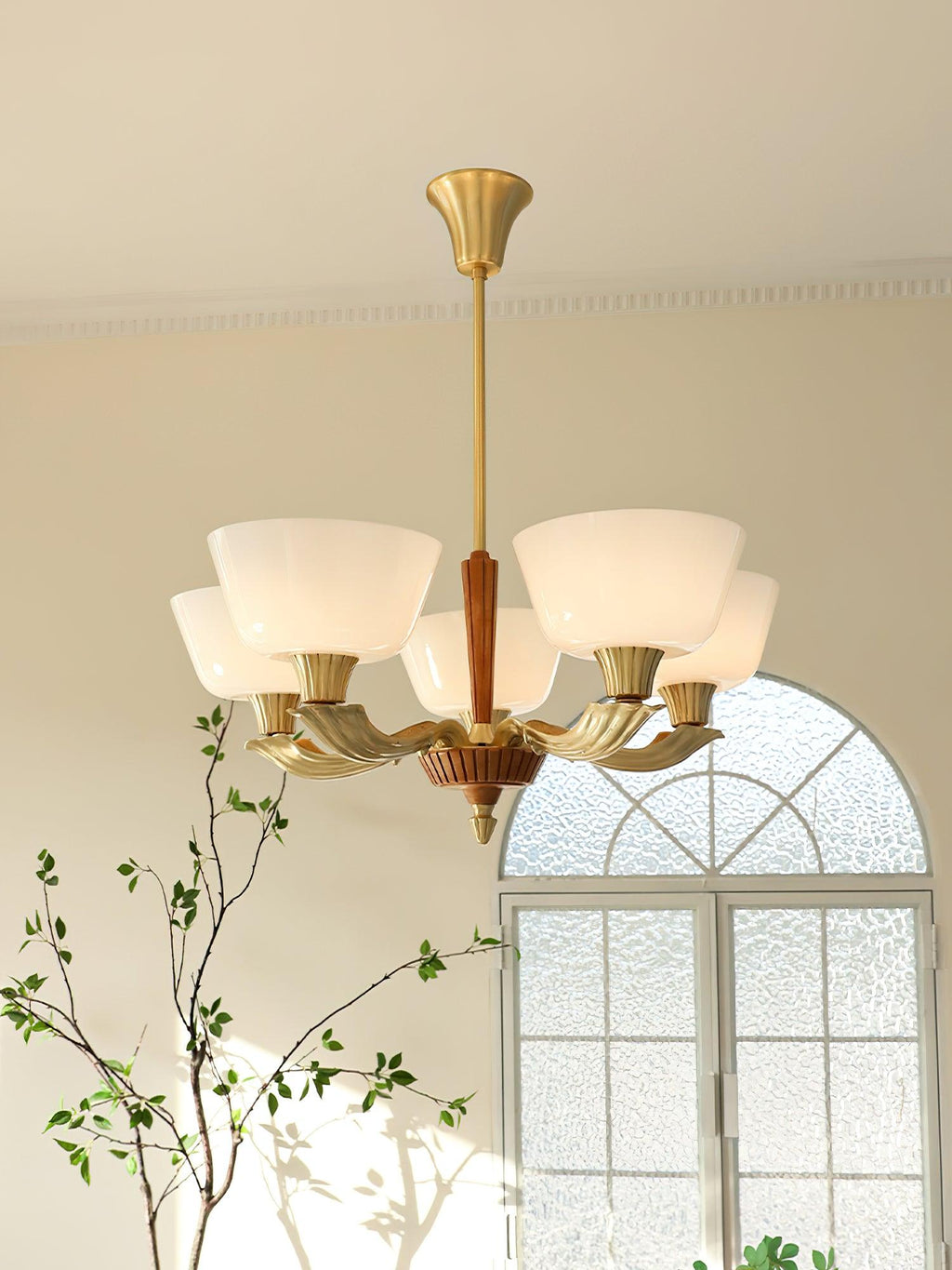 Daveneth Glass Chandelier-Moonnatur