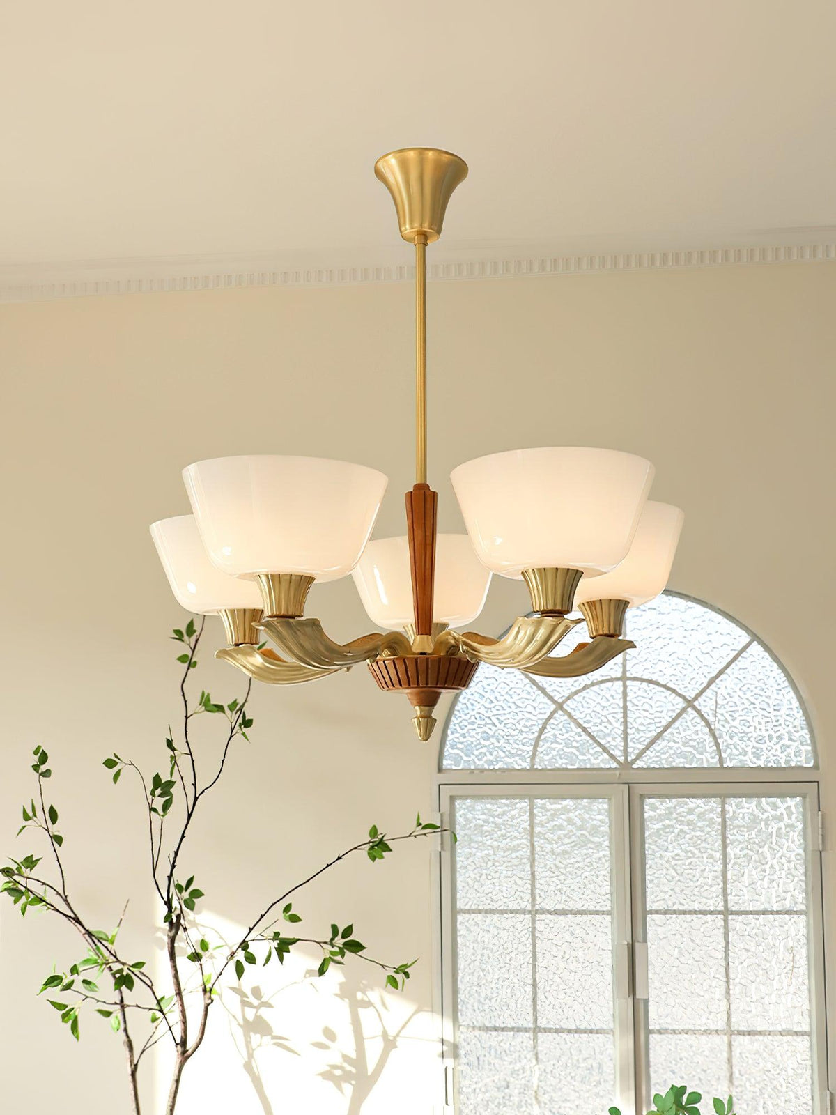 Daveneth Glass Chandelier-Moonnatur