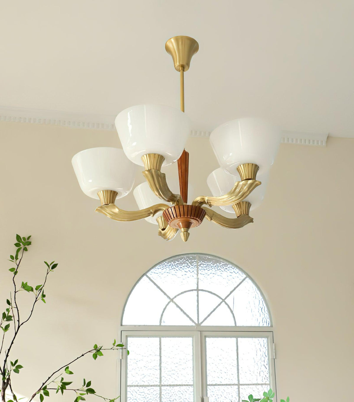 Daveneth Glass Chandelier-Moonnatur