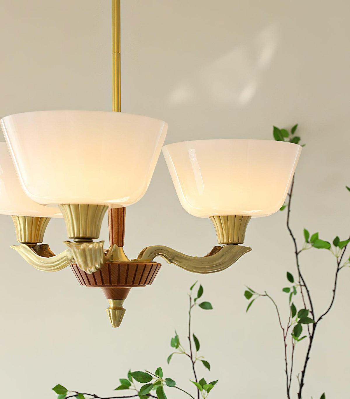 Daveneth Glass Chandelier-Moonnatur