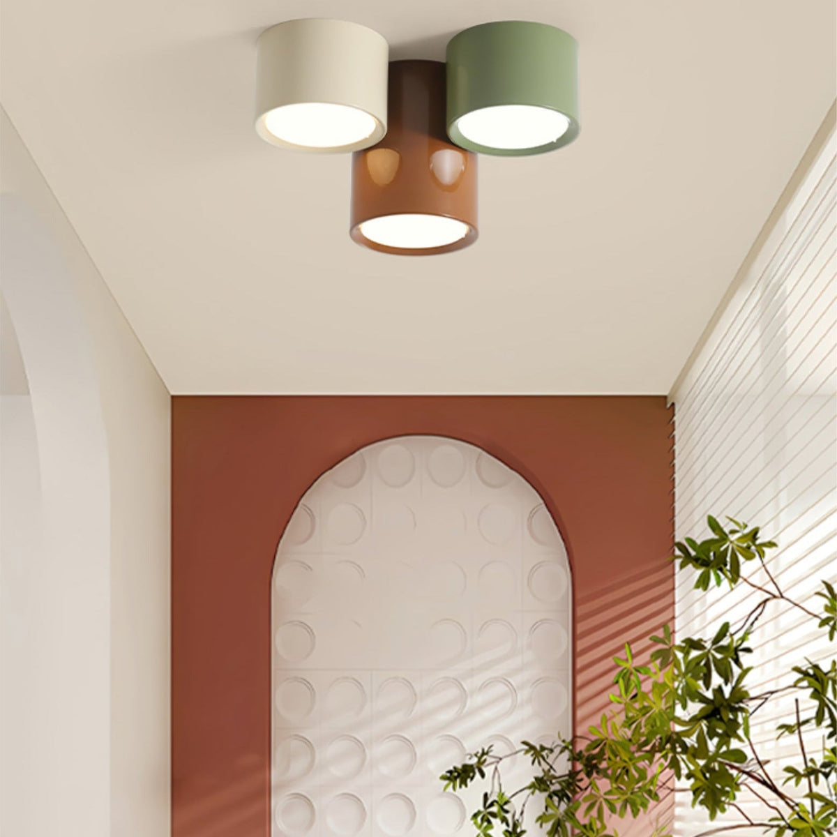 Nardenwood Acrylic Ceiling Light-Moonnatur