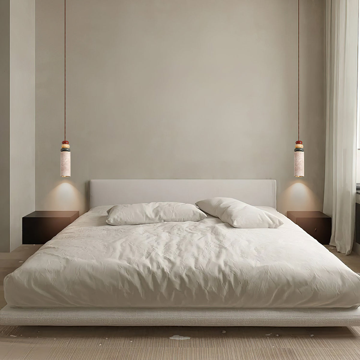 Ambelbrook Travertine Pendant Light-Moonnatur