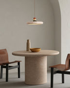 Ambelbrook Travertine Pendant Light-Moonnatur