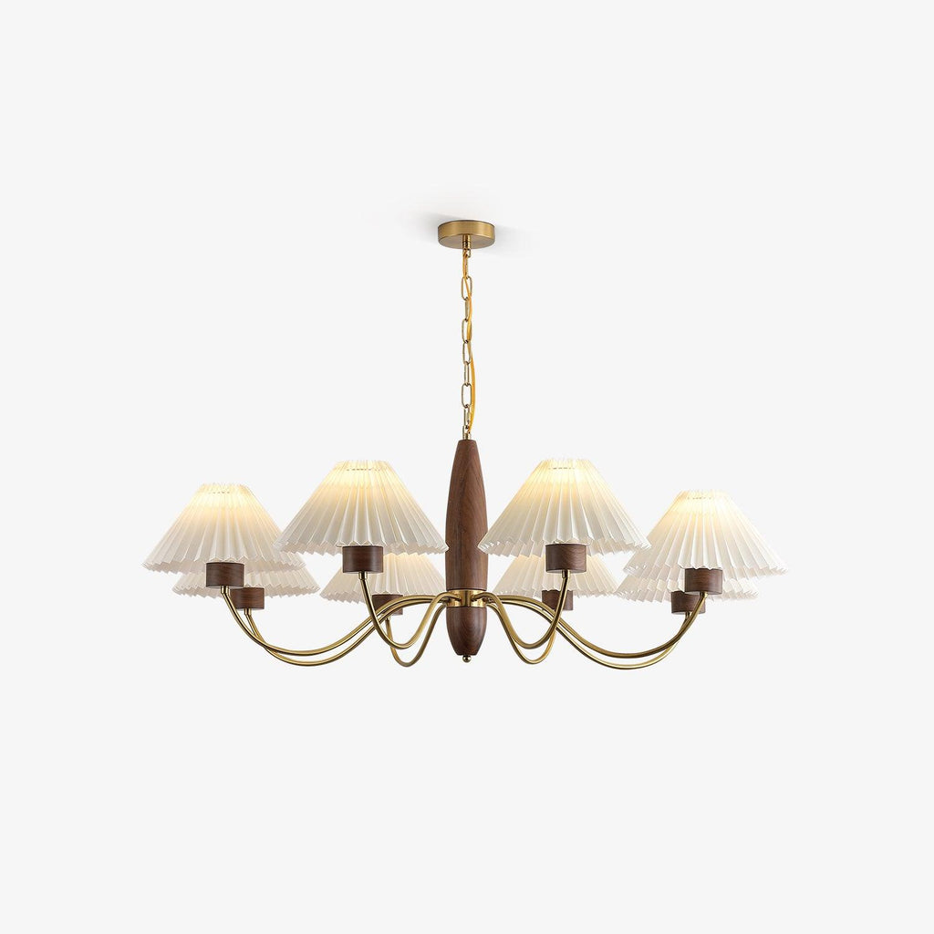 Fernella Ash Wood Chandelier-Moonnatur