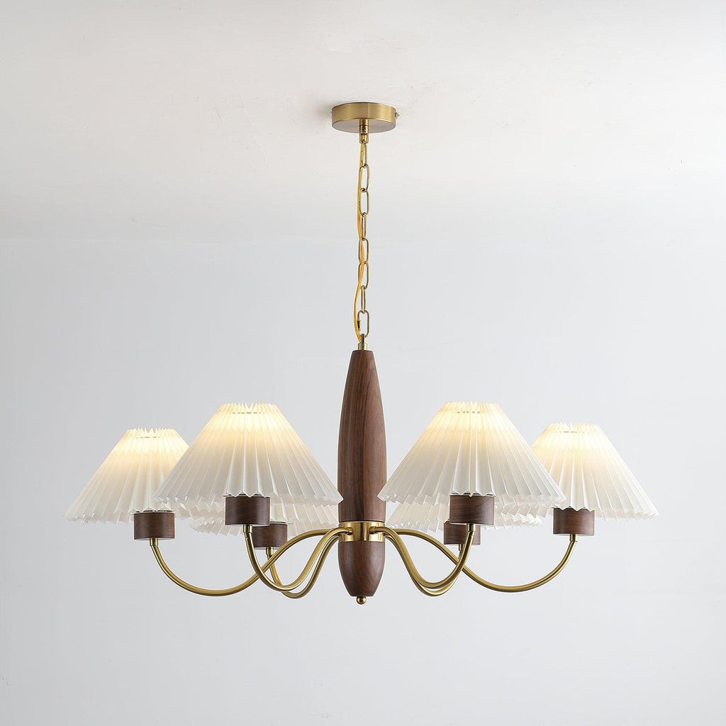 Fernella Ash Wood Chandelier-Moonnatur