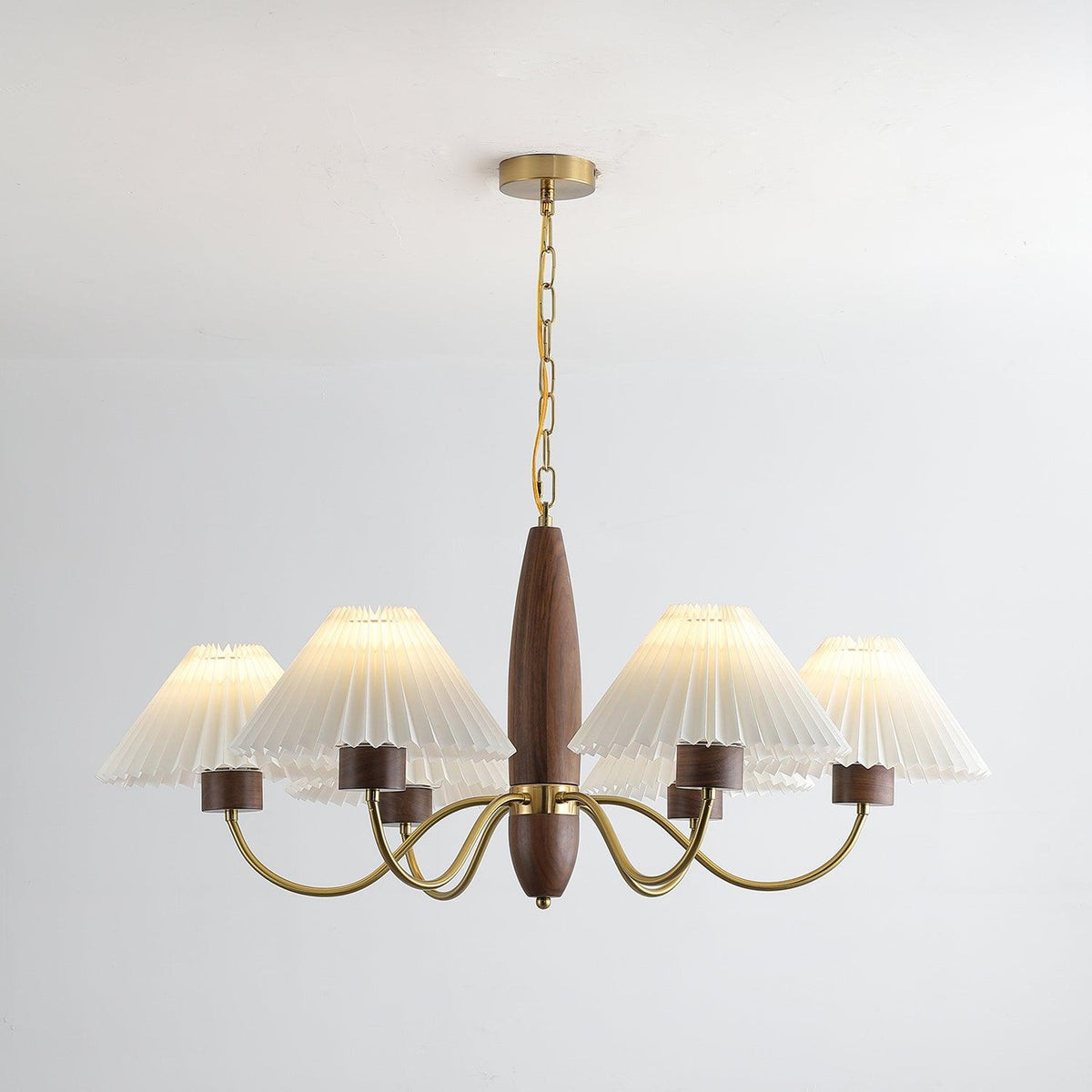 Fernella Ash Wood Chandelier-Moonnatur