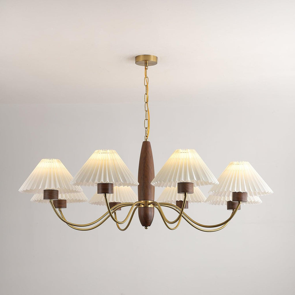 Fernella Ash Wood Chandelier-Moonnatur