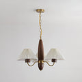 Fernella Ash Wood Chandelier-Moonnatur