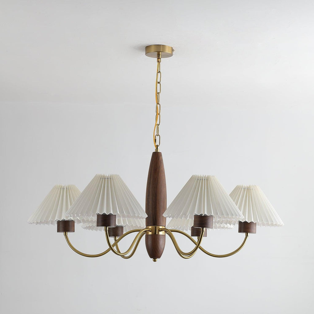 Fernella Ash Wood Chandelier-Moonnatur