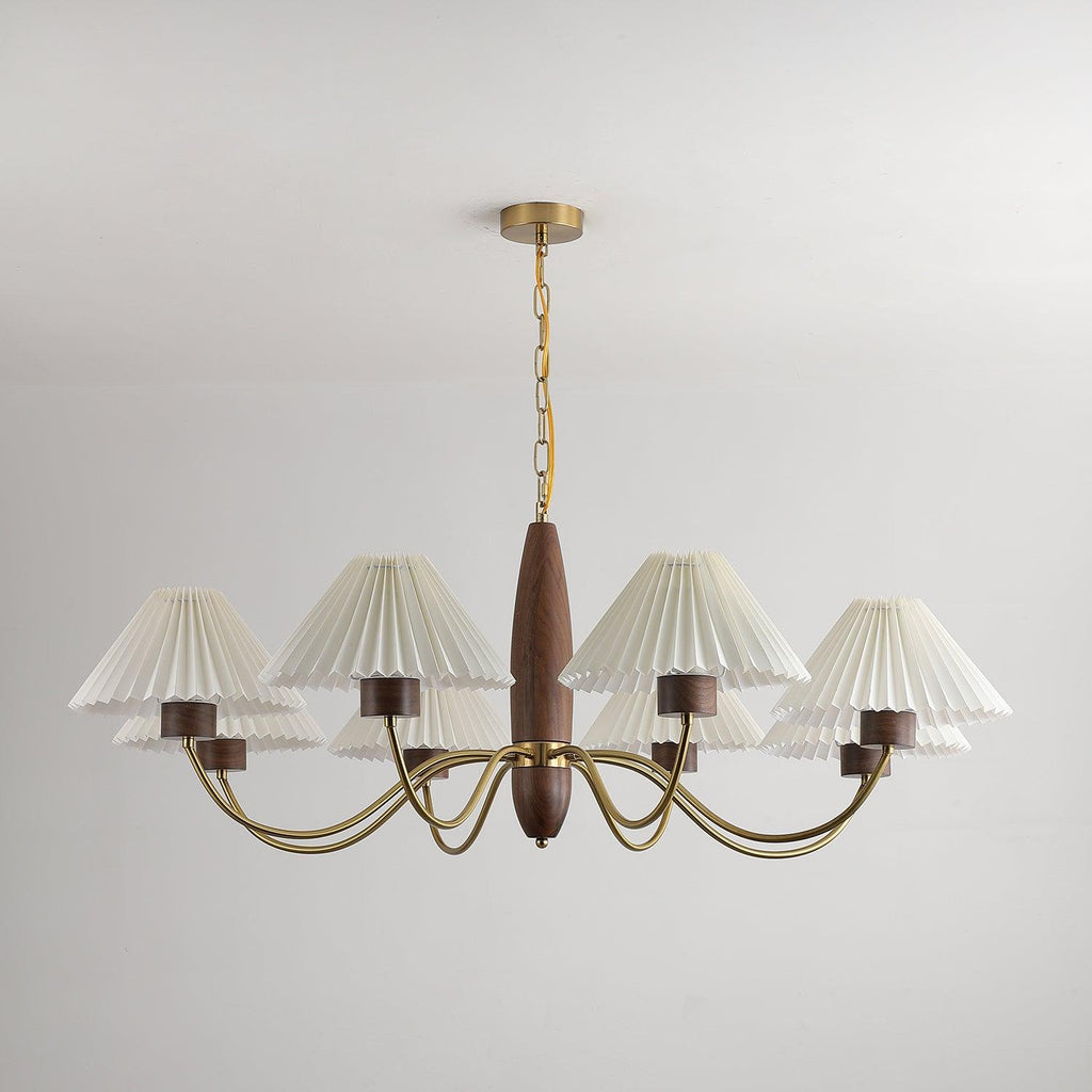 Fernella Ash Wood Chandelier-Moonnatur