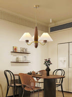 Fernella Ash Wood Chandelier-Moonnatur