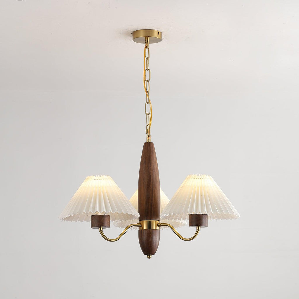 Fernella Ash Wood Chandelier-Moonnatur