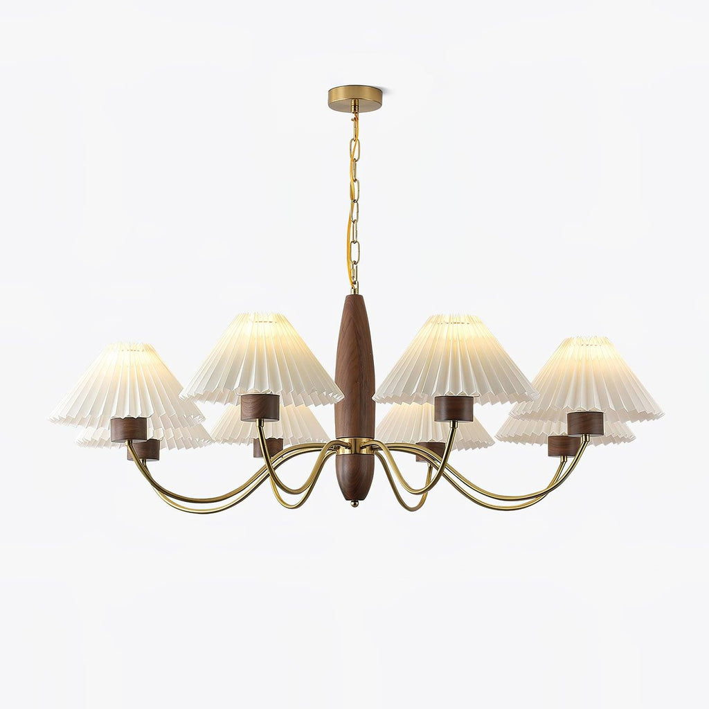 Fernella Ash Wood Chandelier-Moonnatur