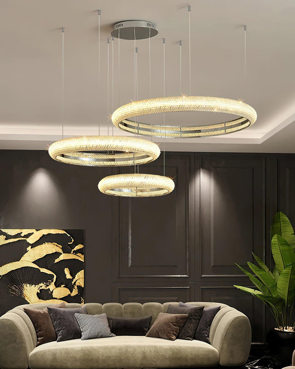 Haveraria Crystal Chandelier-Moonnatur