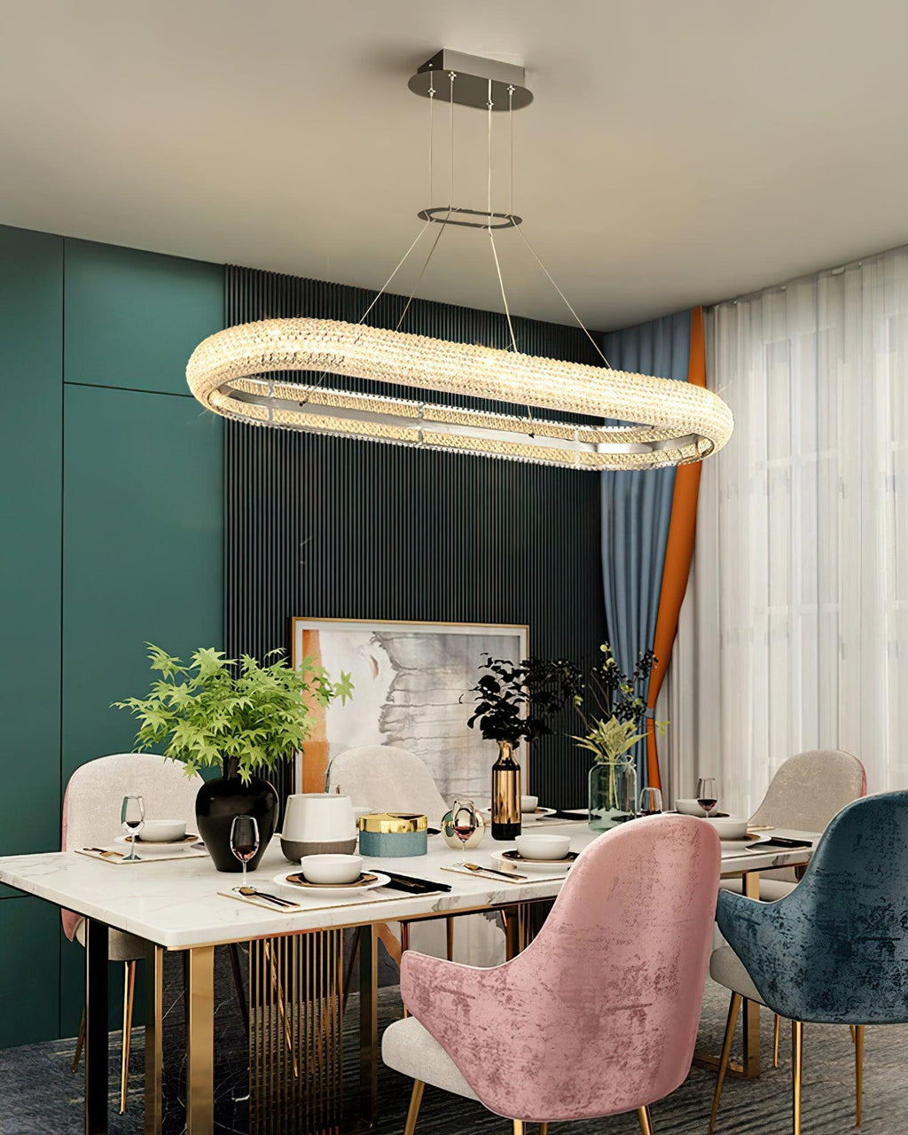 Haveraria Crystal Chandelier-Moonnatur