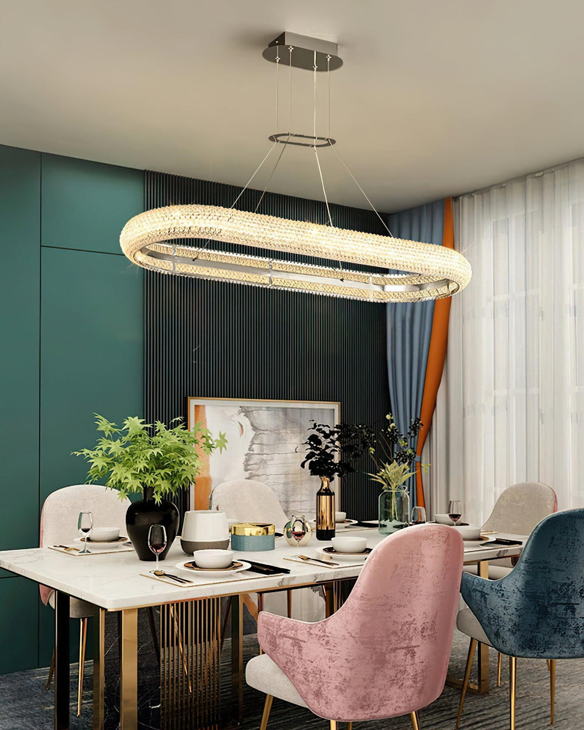Haveraria Crystal Chandelier-Moonnatur