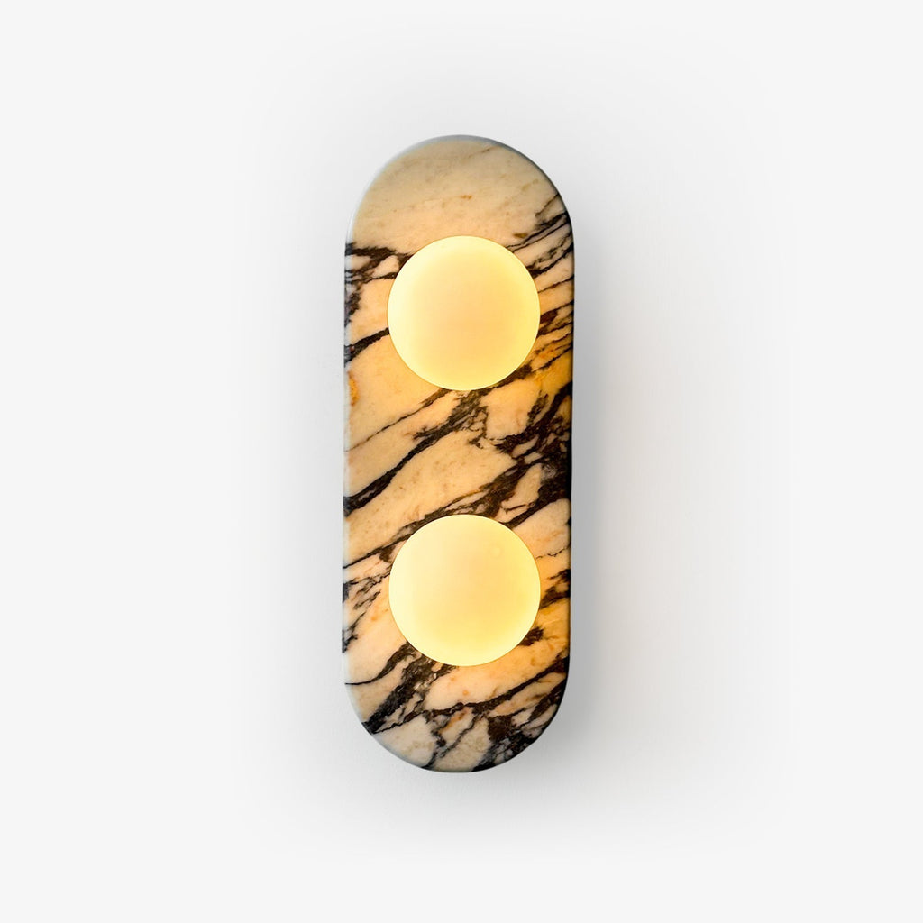 Fernena Marble Wall Light-Moonnatur