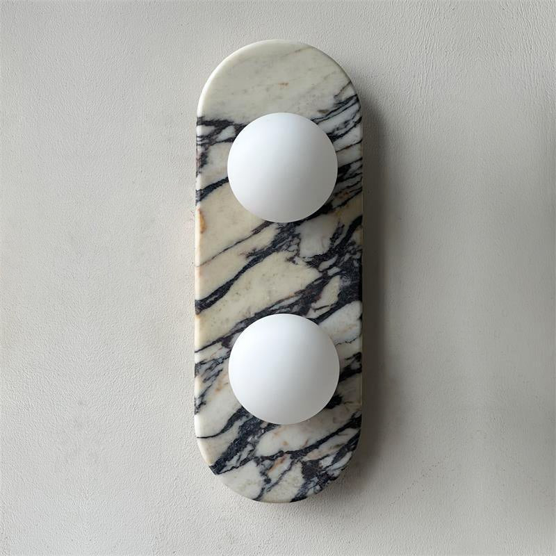 Fernena Marble Wall Light-Moonnatur