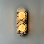 Fernena Marble Wall Light-Moonnatur