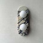Fernena Marble Wall Light-Moonnatur