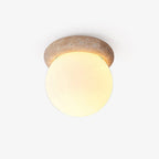 Kenrenfield Travertine Ceiling Light-Moonnatur