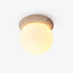 Kenrenfield Travertine Ceiling Light-Moonnatur