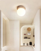 Kenrenfield Travertine Ceiling Light-Moonnatur