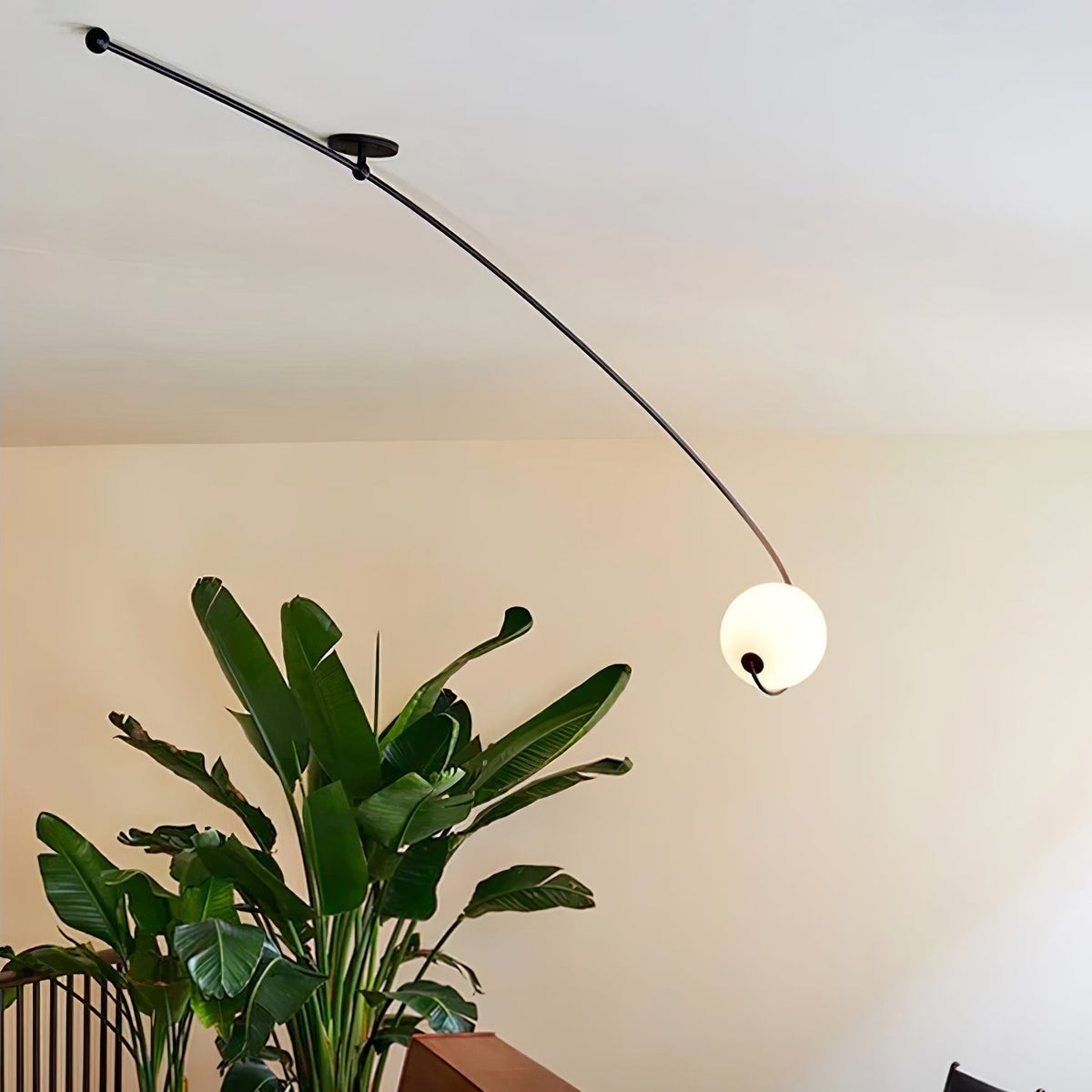 Ravelenna Glass Ceiling Light-Moonnatur