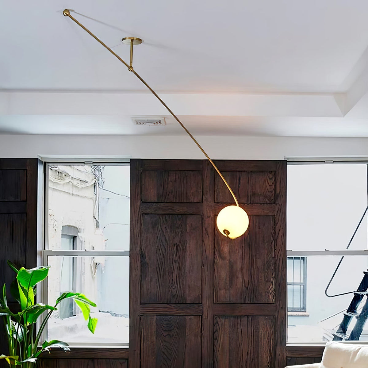 Ravelenna Glass Ceiling Light-Moonnatur